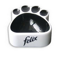 Plastic Paw Shape Pet Bowl